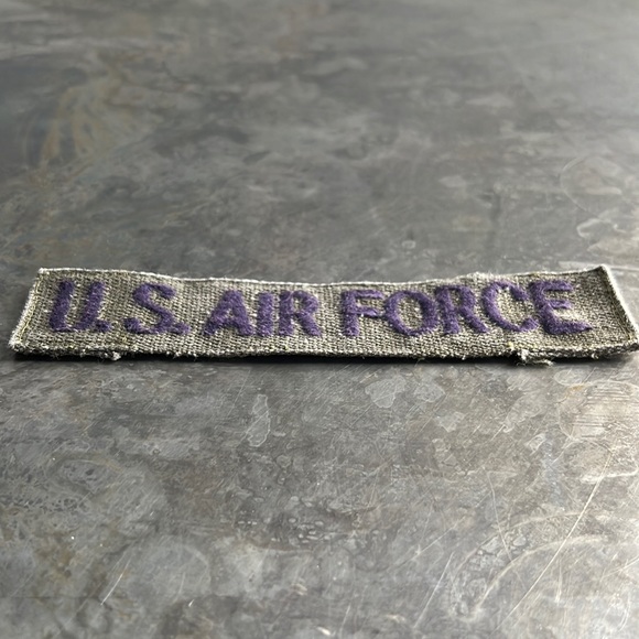 U.S. AIR FORCE embroidered tape patch - Vintage - Picture 7 of 11